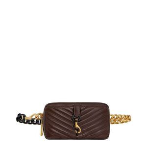 Brown Quilted Leather Crossbody Bag